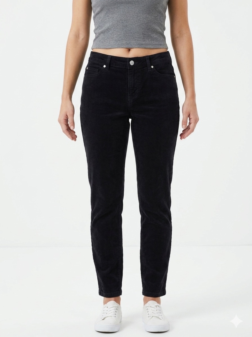 Buffalo David Bitton Icon Mid Rise Slim Bootcut Jeans Black Women 6/28